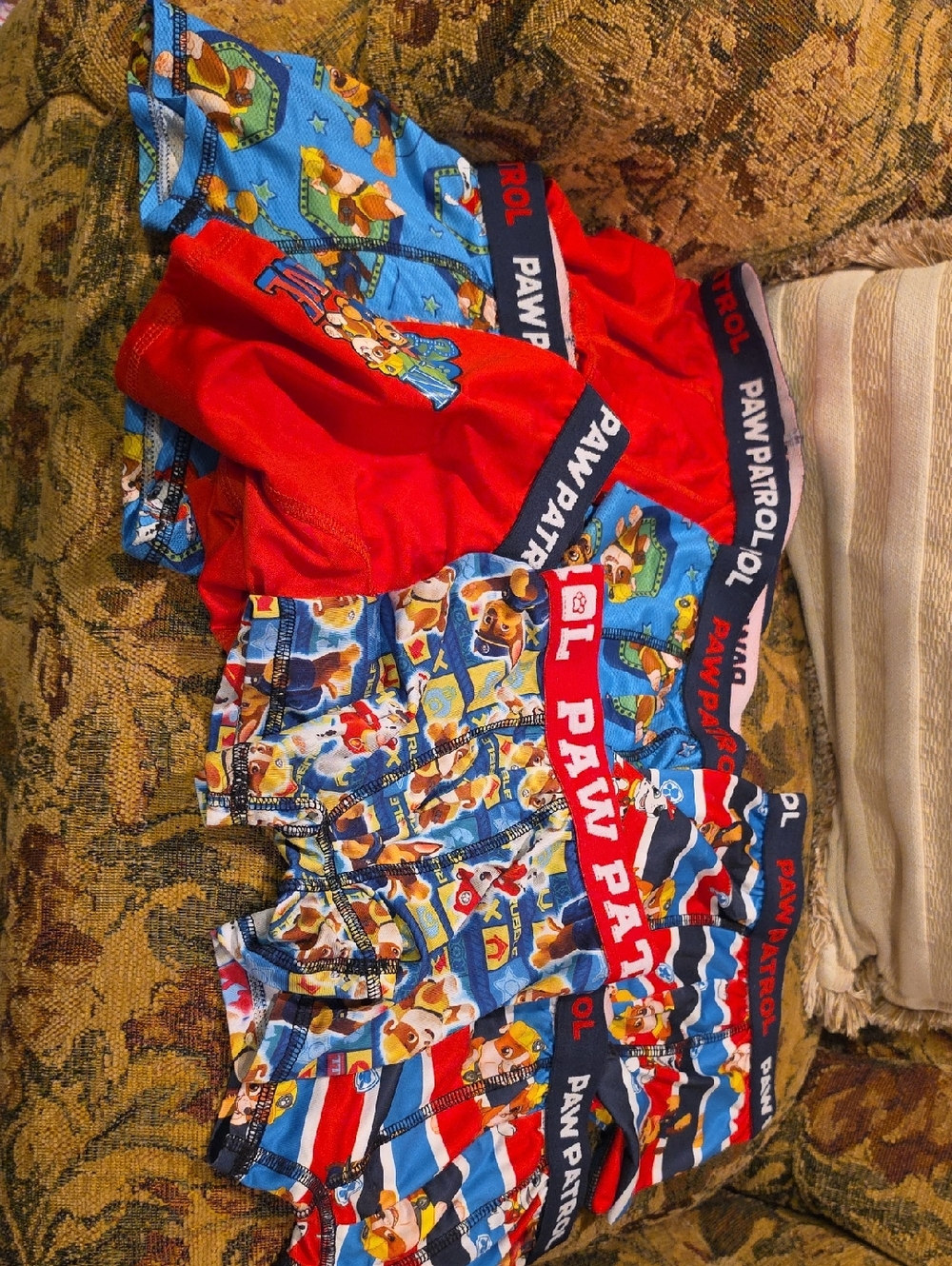 Paw Patrol Red & Blue Kids  - Character Boxer Shorts